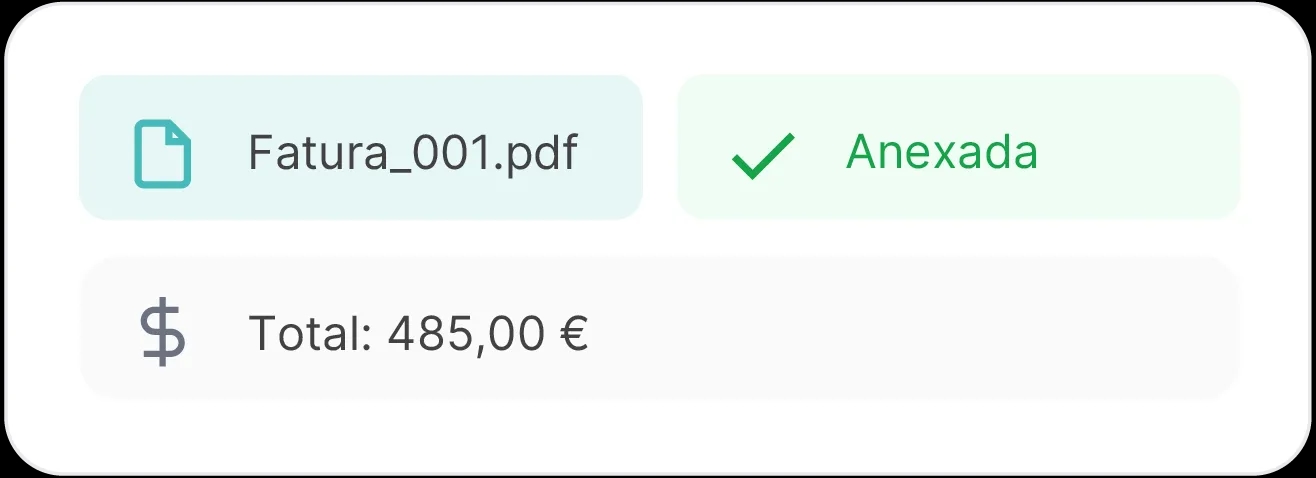 Registo de faturas e custos de manutenção no Software de gestão de frotas FleetMax